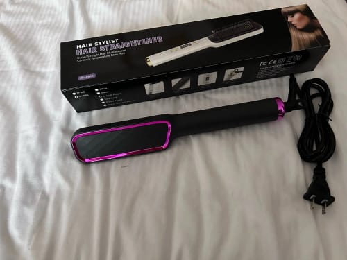 Customer photo review of (🔥CELEBRATING 500,000 CUSTOMERS WHILE SUPPLIES LAST NOW-49% OFF)  Marvulur Ceramic Shine Straightener Brush🔥