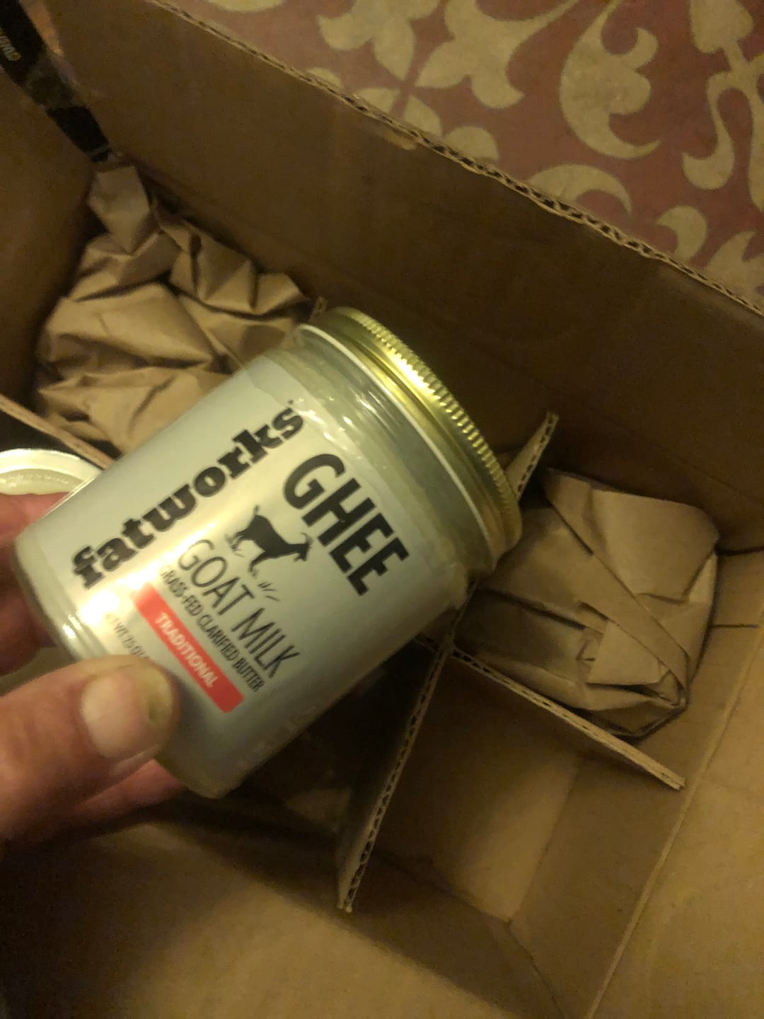 Customer photo review of Grass Fed Goat Milk Ghee (7.5 oz)