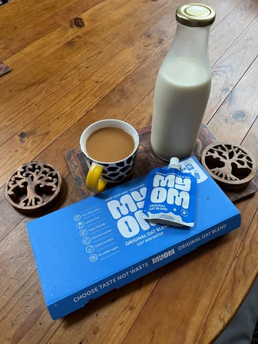 Customer photo review of MYOM Original Oat Drink Blend (6 x 65g - Makes 6 x 500ml)