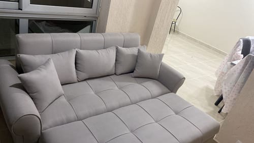 Customer photo review of كنبة سرير خشب زان 200×85سم- FAK52