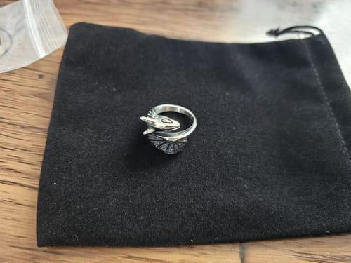 Customer photo review of Fantasy Dragon Ring