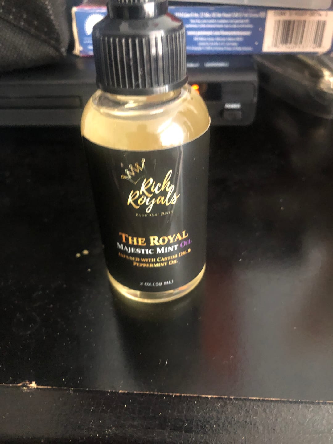 Customer photo review of Majestic Mint Oil (2 oz.)