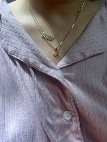 Customer photo review of Star of David Necklace