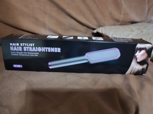 Customer photo review of (🔥CELEBRATING 500,000 CUSTOMERS WHILE SUPPLIES LAST NOW-49% OFF)  Marvulur Ceramic Shine Straightener Brush🔥