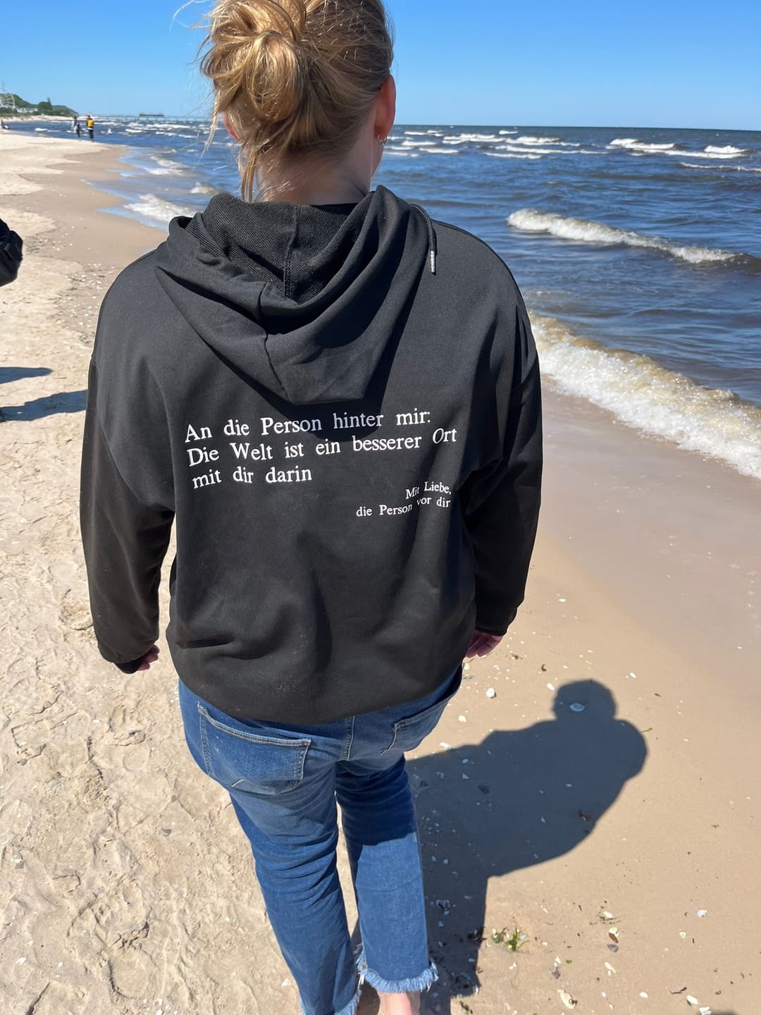 Customer photo review of Wertvoll Du™ Kapuzenpullover