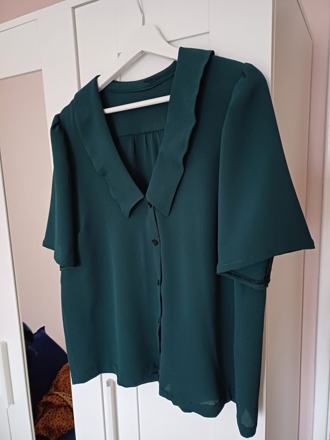 Customer photo review of Plain Bubble Crepe Fabric
