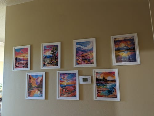Customer photo review of Bryce Canyon National Park Commemorative Poster: A Pop Art Tribute