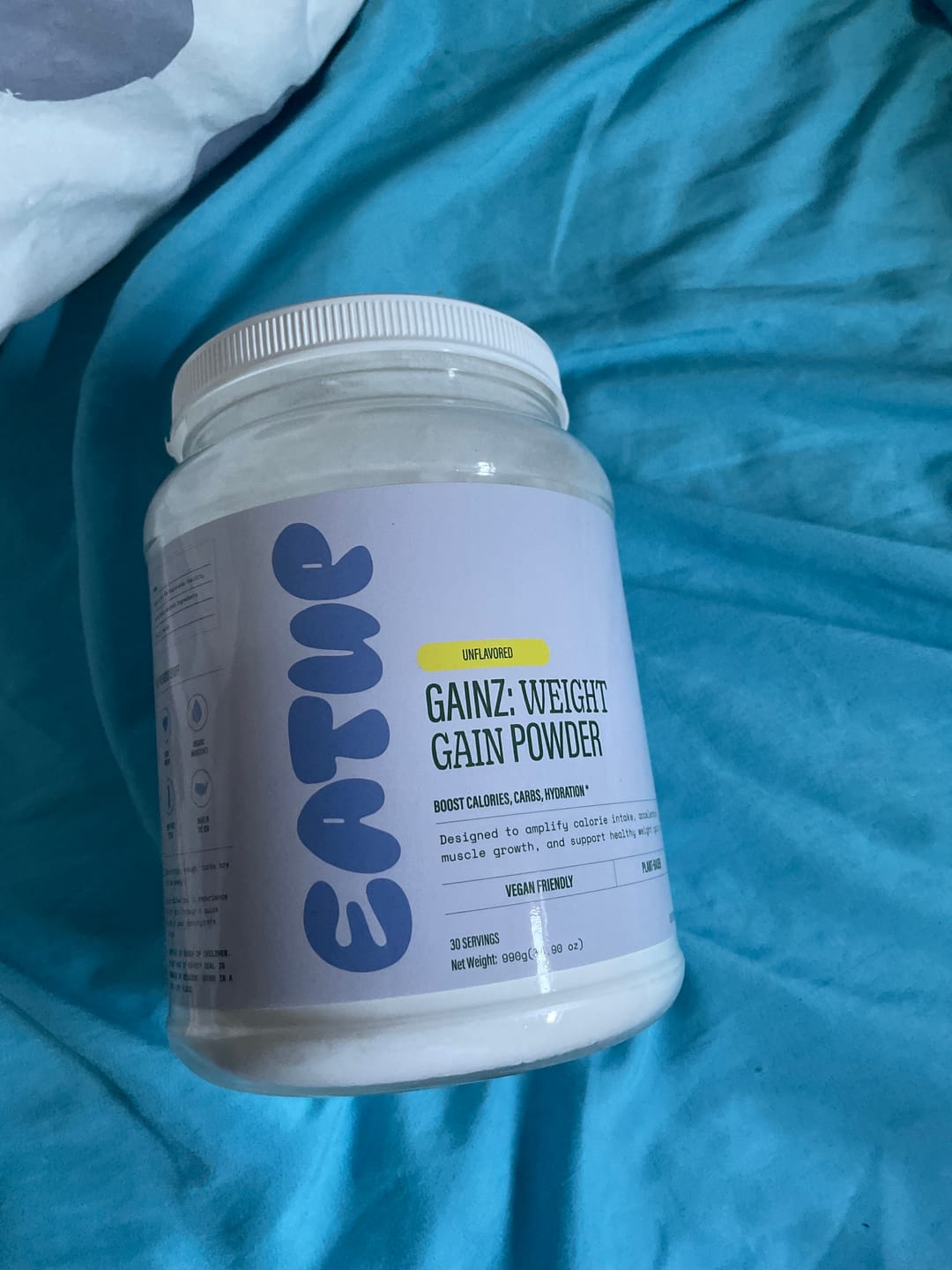 Customer photo review of Weight Gain Powder - Gainz