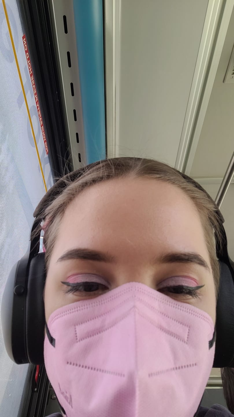 Customer photo review of Kind KN95 Respirator Mask - Colour Series (Cone Shape)