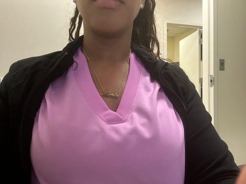 Customer photo review of Personalized Name Necklace