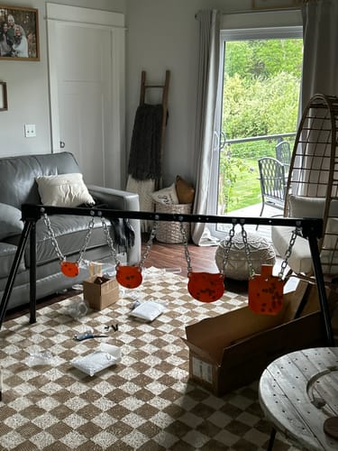 Customer photo review of B001 Stand Complete Target System 37