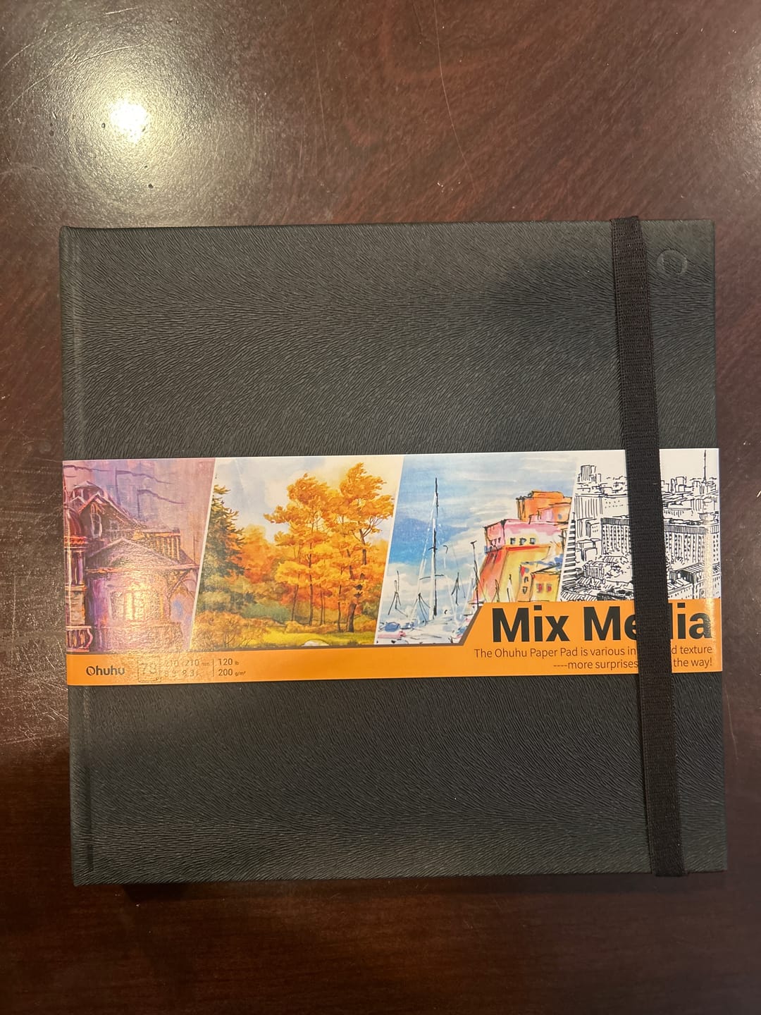 Customer photo review of Ohuhu Mix Media Pad for Multiple Techniques