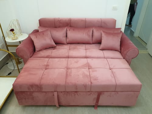 Customer photo review of كنبة سرير خشب زان 200×85سم- FAK52