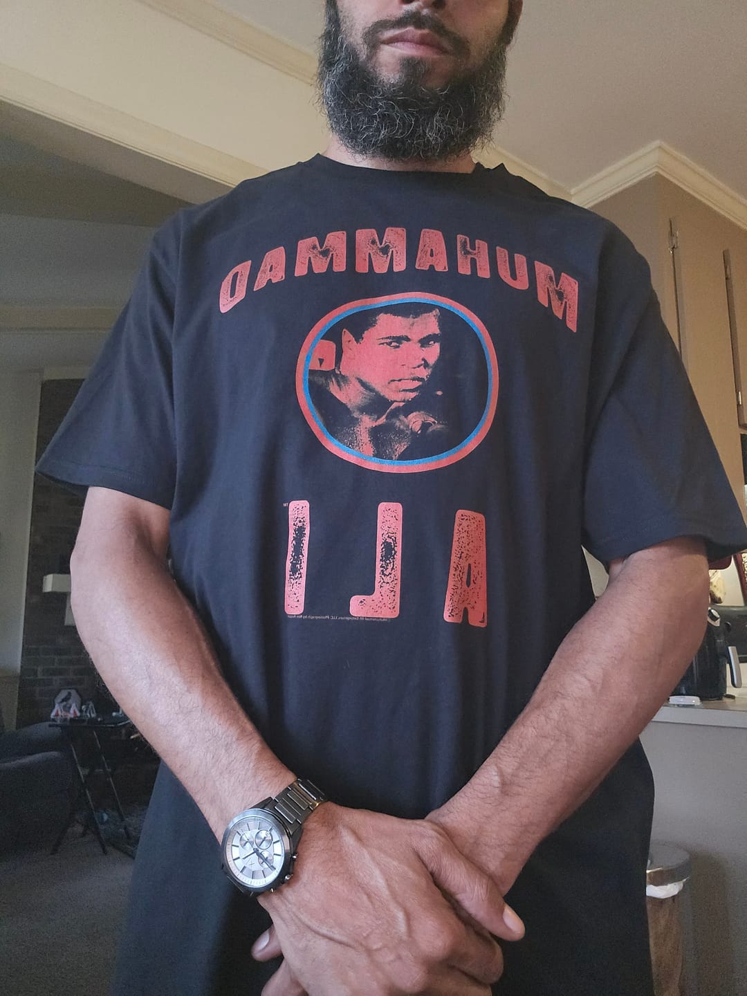 Customer photo review of Muhammad Ali - Ali Baba T-Shirt