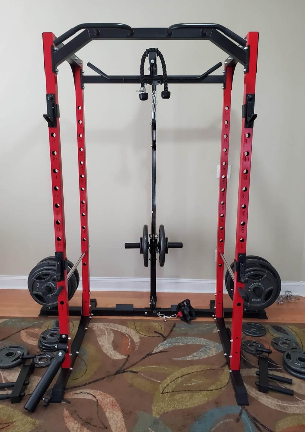 Customer photo review of F4 Power Rack with Lat Pull Down System
