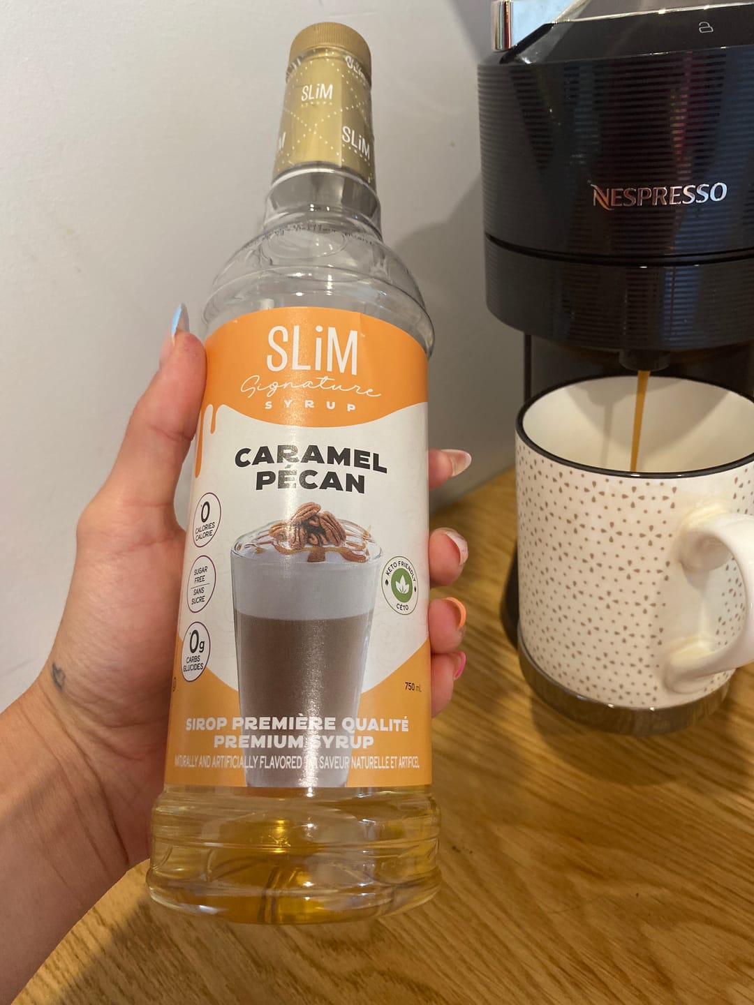 Customer photo review of Slimfield Syrups - Sugar Free Syrups 750ml