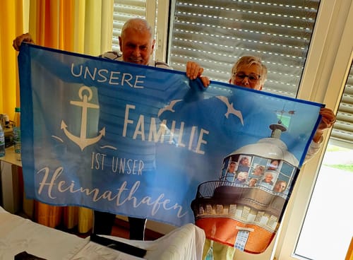 Customer photo review of Fahne inkl. Druck