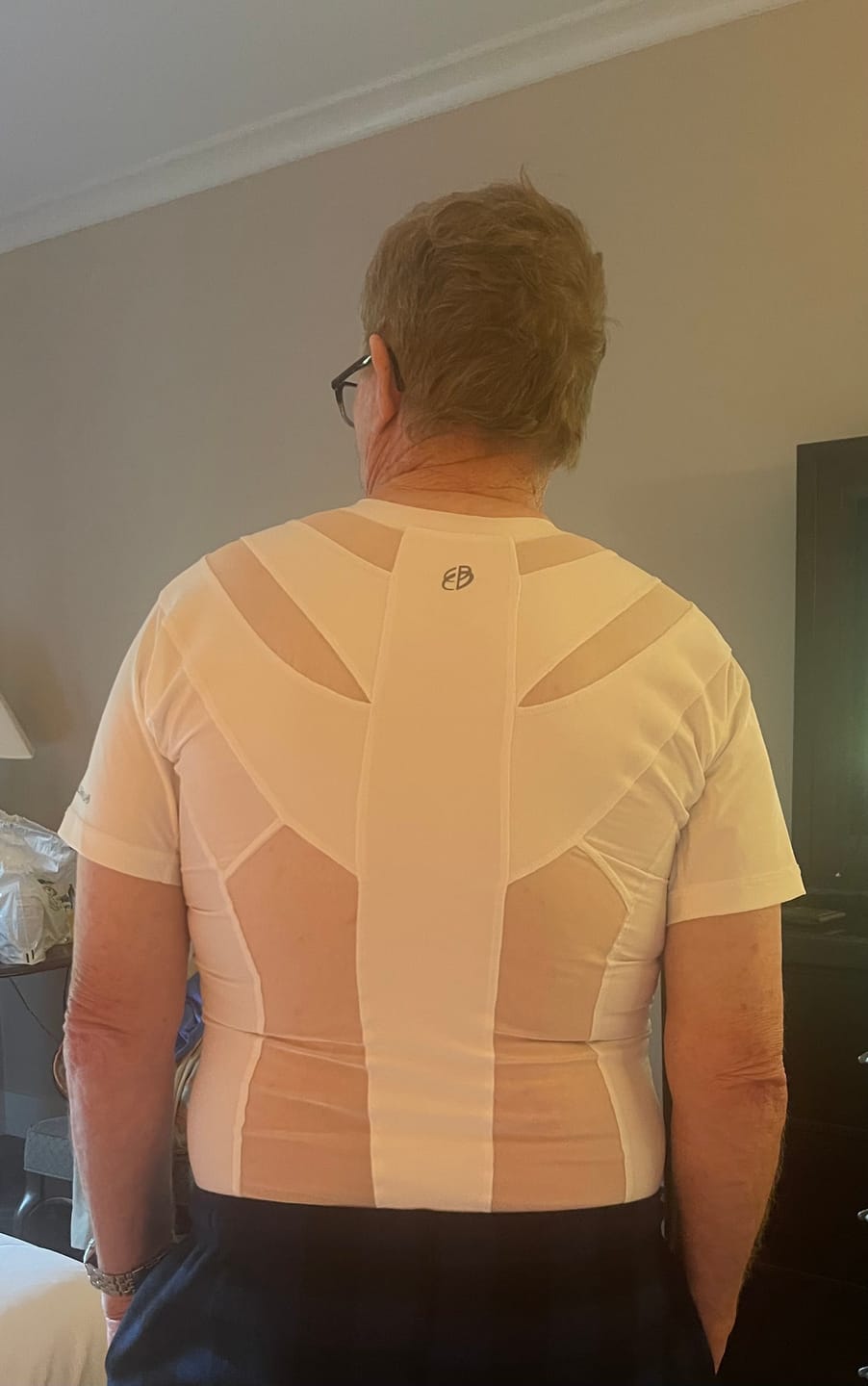 Customer photo review of Posture Shirt For Men - Pullover