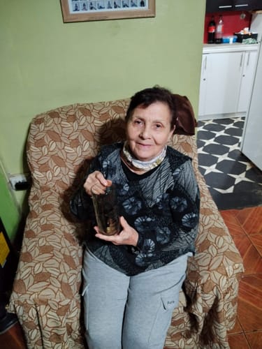 Customer photo review of Vaso The Child the force... de la serie Mandalorian 1  - trans 500ml