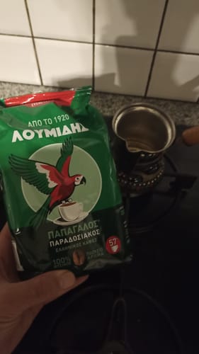 Customer photo review of Greek coffee Loumidis - 490g