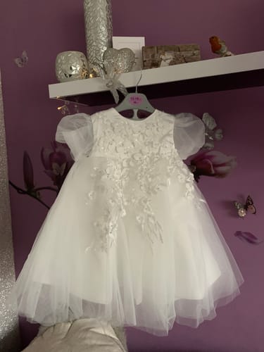 Customer photo review of White Baby Girl Summer Baptism Birthday Party Princess Dress