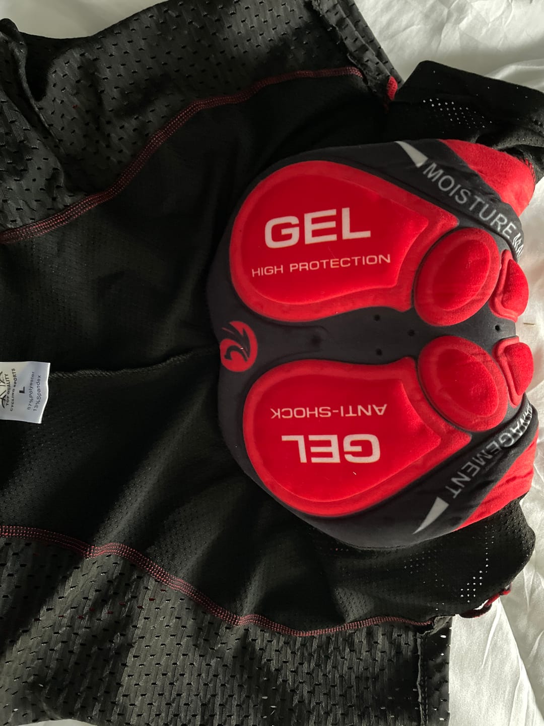 Customer photo review of X-TIGER 5D Padded Cycling Underwear