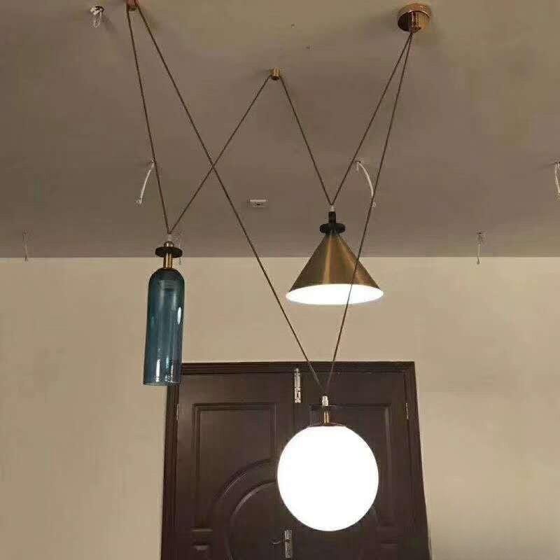 Customer photo review of Denmark Pulley Art Modern Pendant Lights