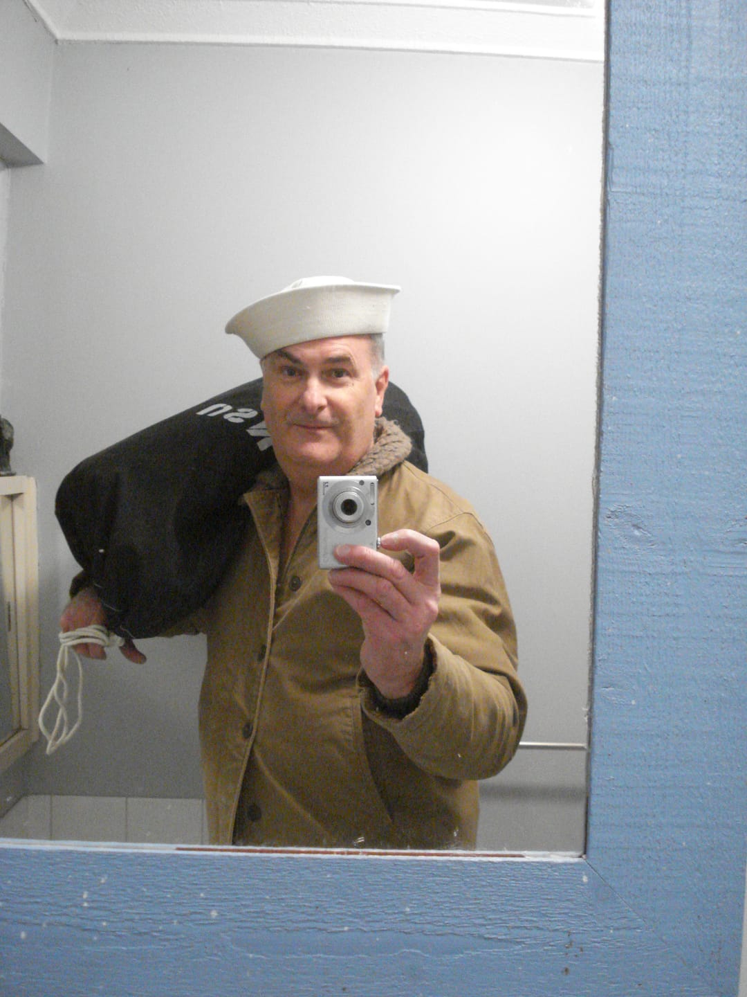 Customer photo review of WWII US Navy Dixie Cup Hat - White