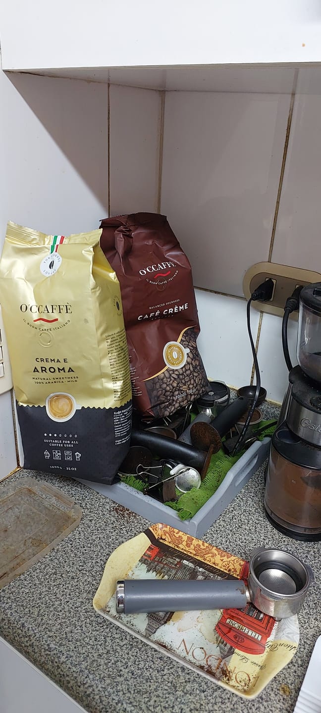 Customer photo review of Occaffe Grano Crema E Aroma 100% Arabica 1kg