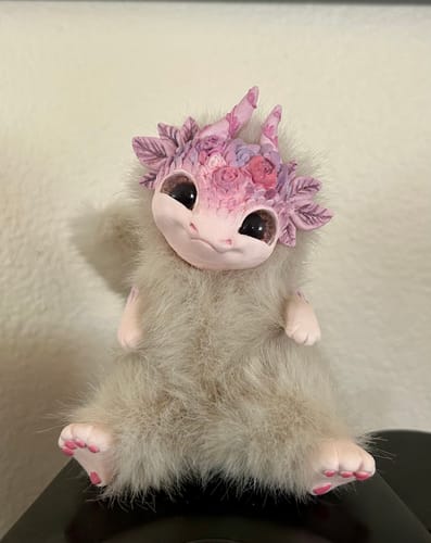 Customer photo review of Pink Baby Frida Dragon