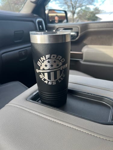 Customer photo review of (6) Custom Laser Engraved - 30oz Tumblers
