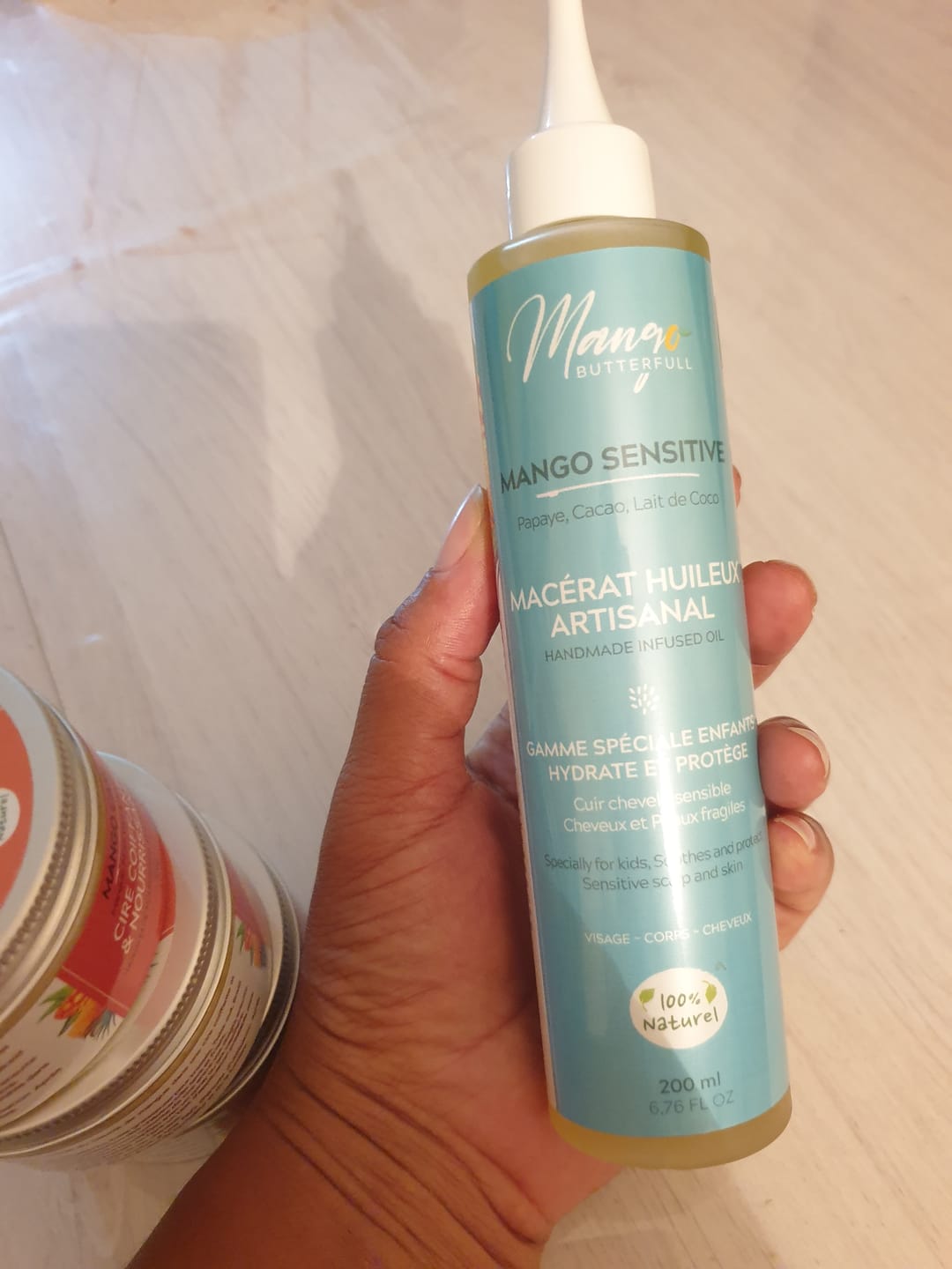 Customer photo review of Macérât huileux artisanal SENSITIVE