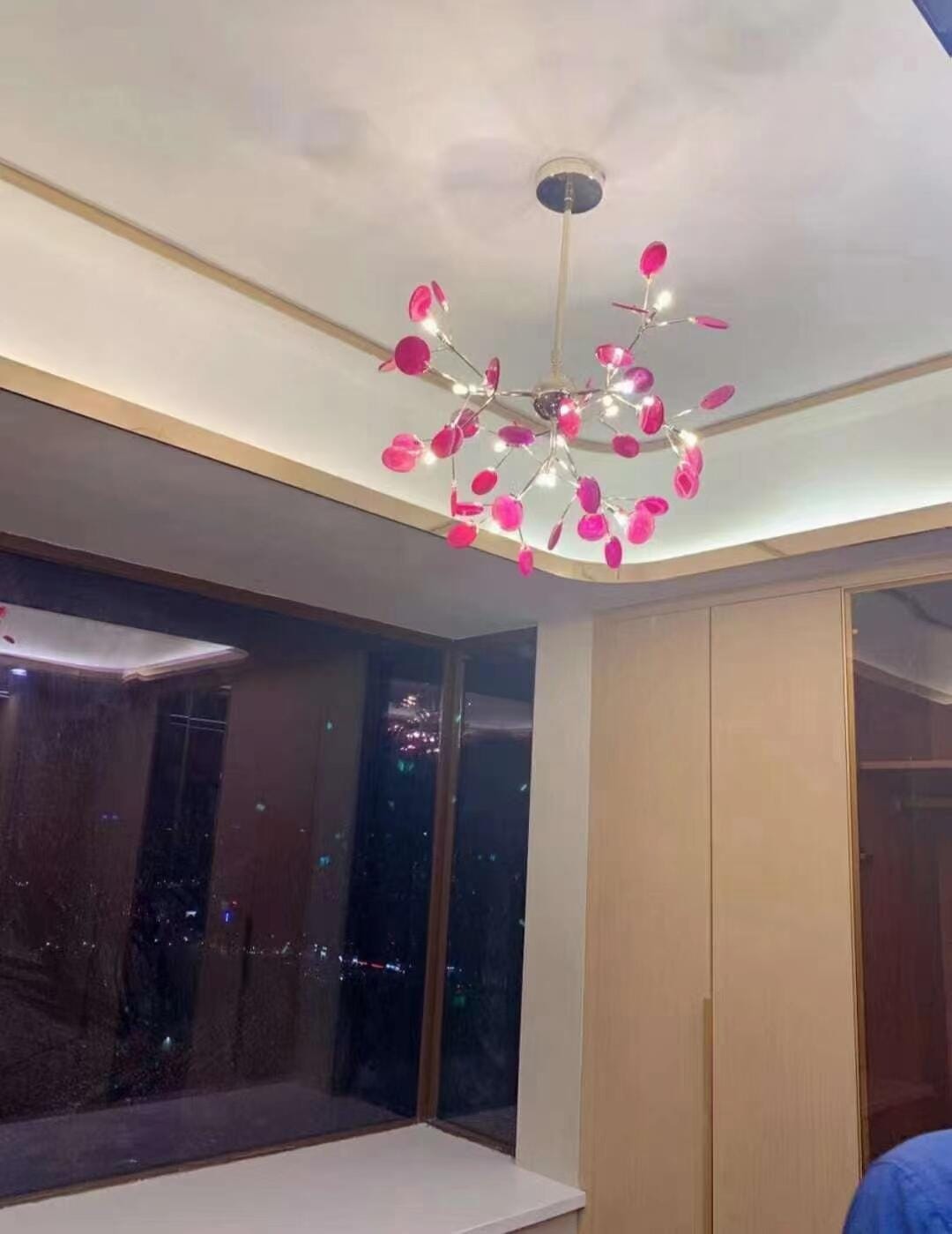 Customer photo review of Heracleum Colorful Agate Branch Chandelier