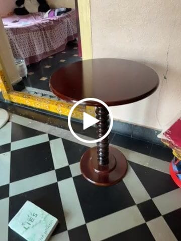 Customer video review of Wooden Side Table for Living Room Coffee End Table