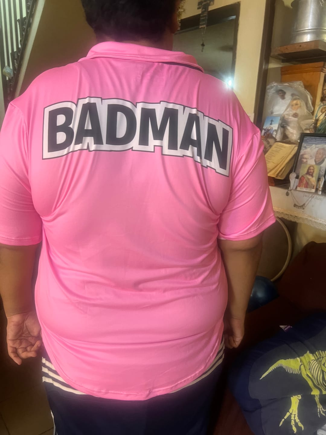 Customer photo review of Camisa Pijama Vegeta Badman