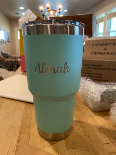 Customer photo review of Rambler | 30 oz Tumbler