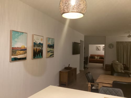 Customer photo review of Sunrise Over the Mountains Trio