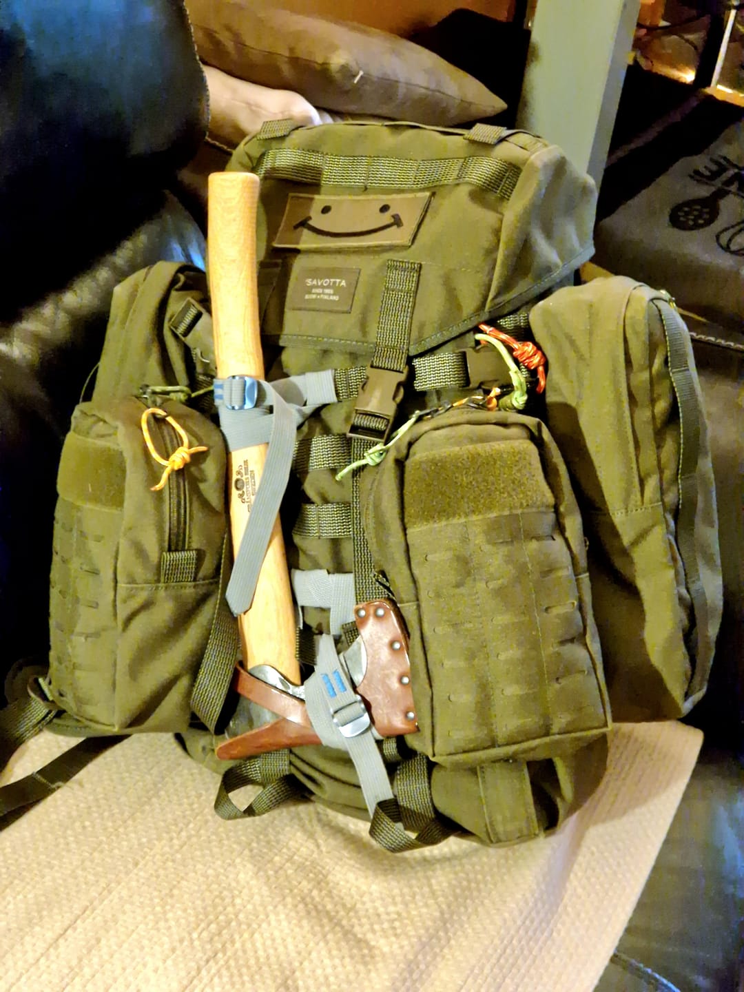 Customer photo review of Jääkäri M backpack