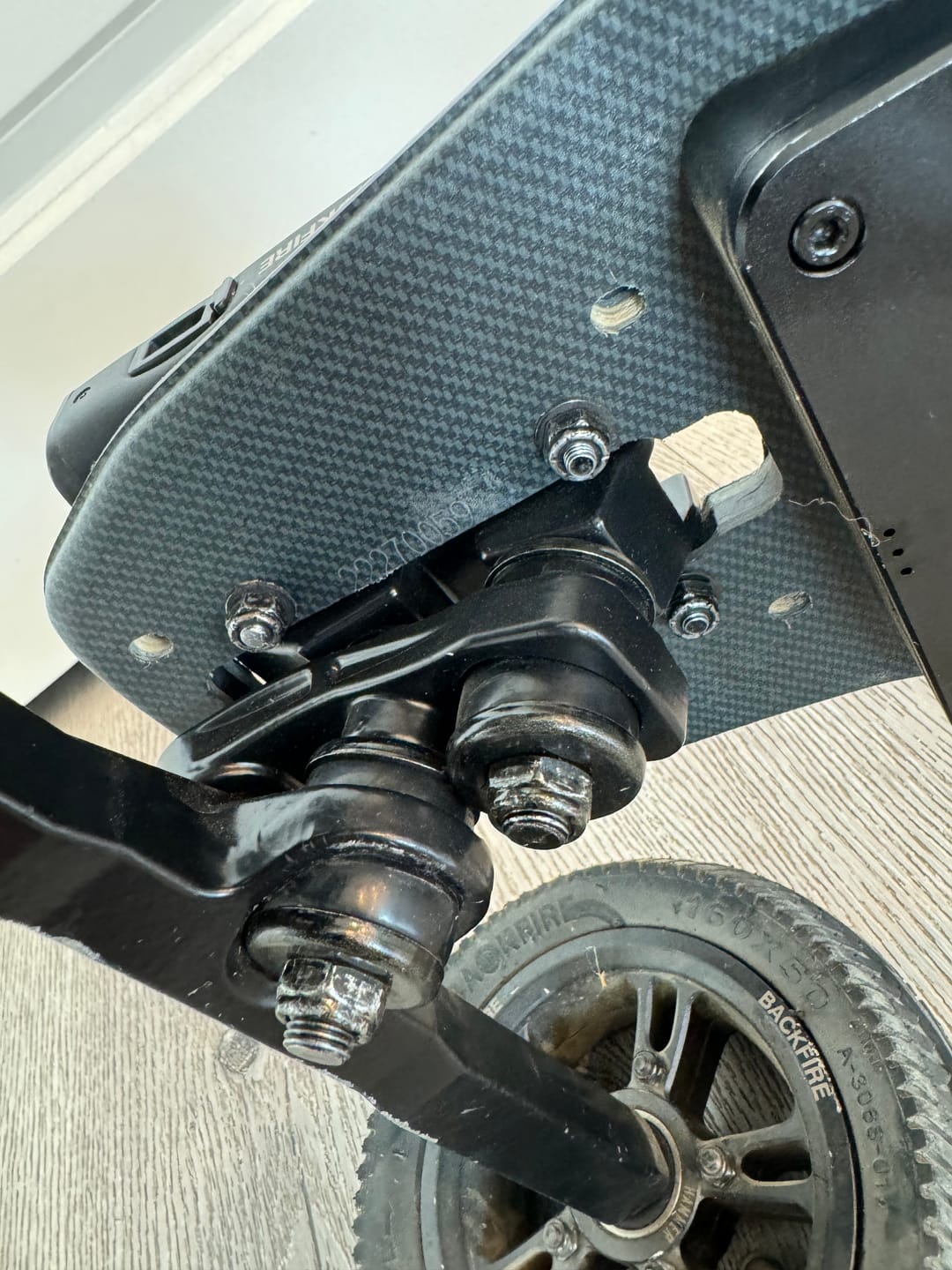 Customer photo review of Backfire Hammer 160mm Pneumatic Tires and Parts