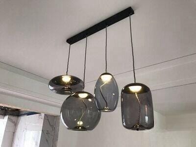 Customer photo review of Clara Glass LED Pendant Light