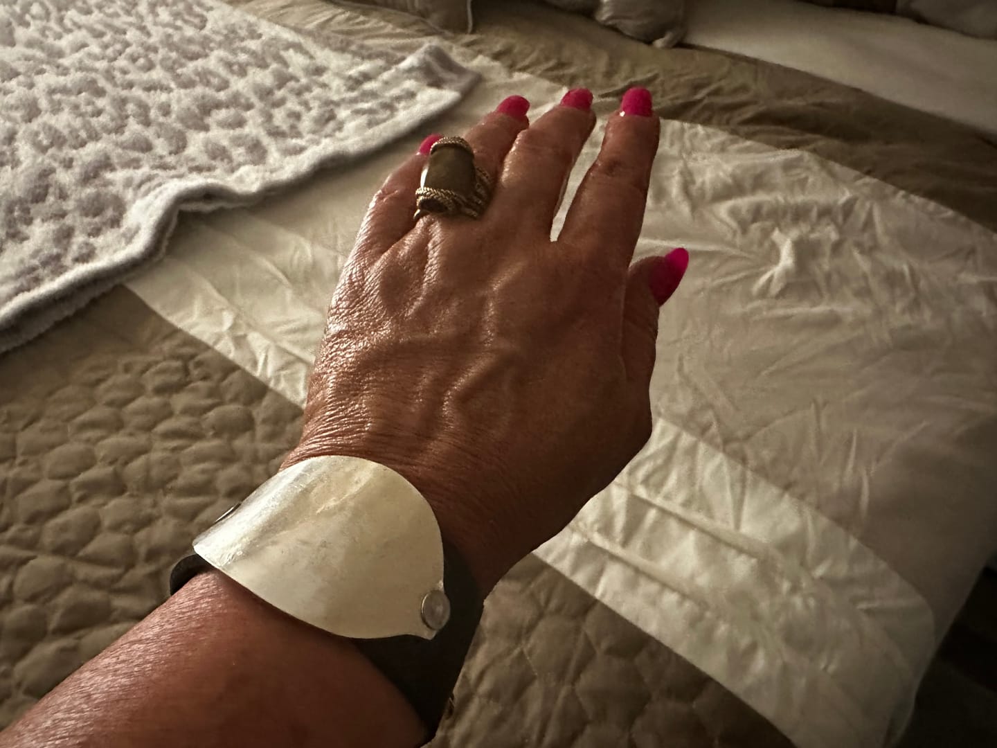 Customer photo review of LEATHER MOXIE Bracelet