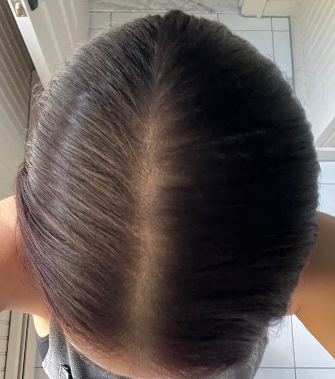 Customer photo review of Vanilla Coconut Dry Shampoo