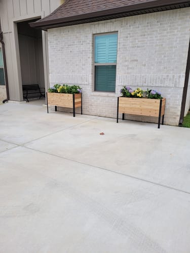 Customer photo review of 18" x 48" Raised Garden Bed