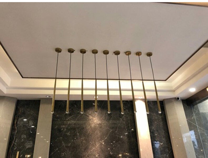 Customer photo review of Nordic Minimalist Waterdrop Wall Lamp