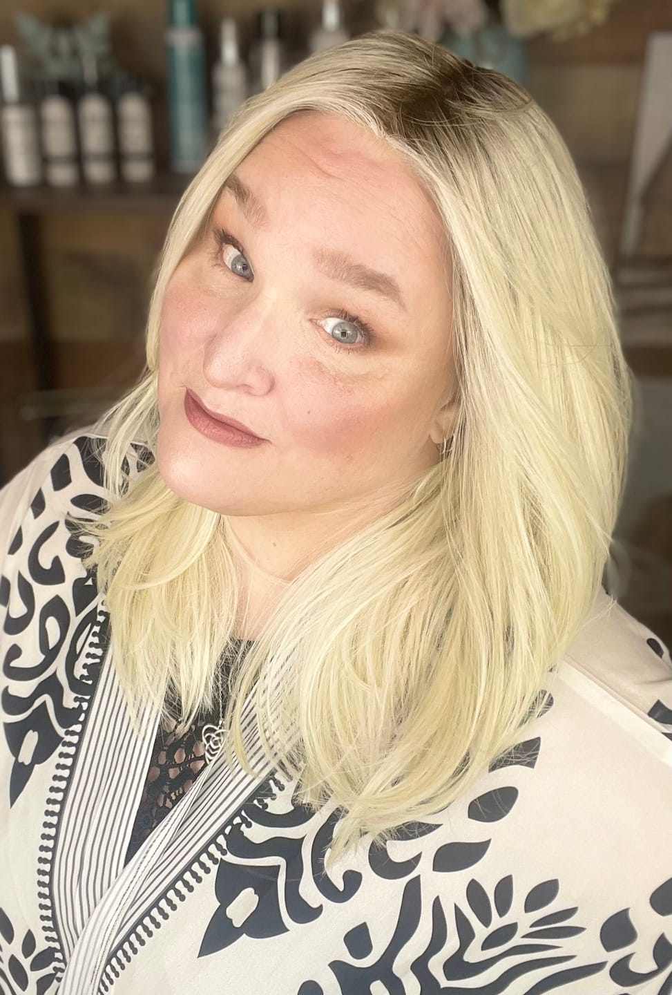 Customer photo review of GRAND ENTRANCE - Platinum Blonde
