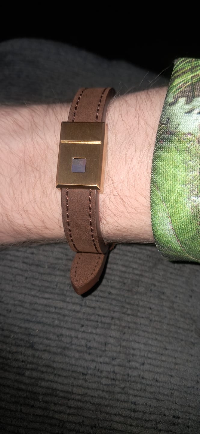 Customer photo review of Gold Stability Bracelet