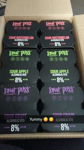 Customer photo review of Sour Puss RTD Mixed 24 x  330ml