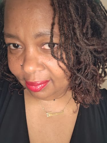 Customer photo review of Personalized Name Necklace