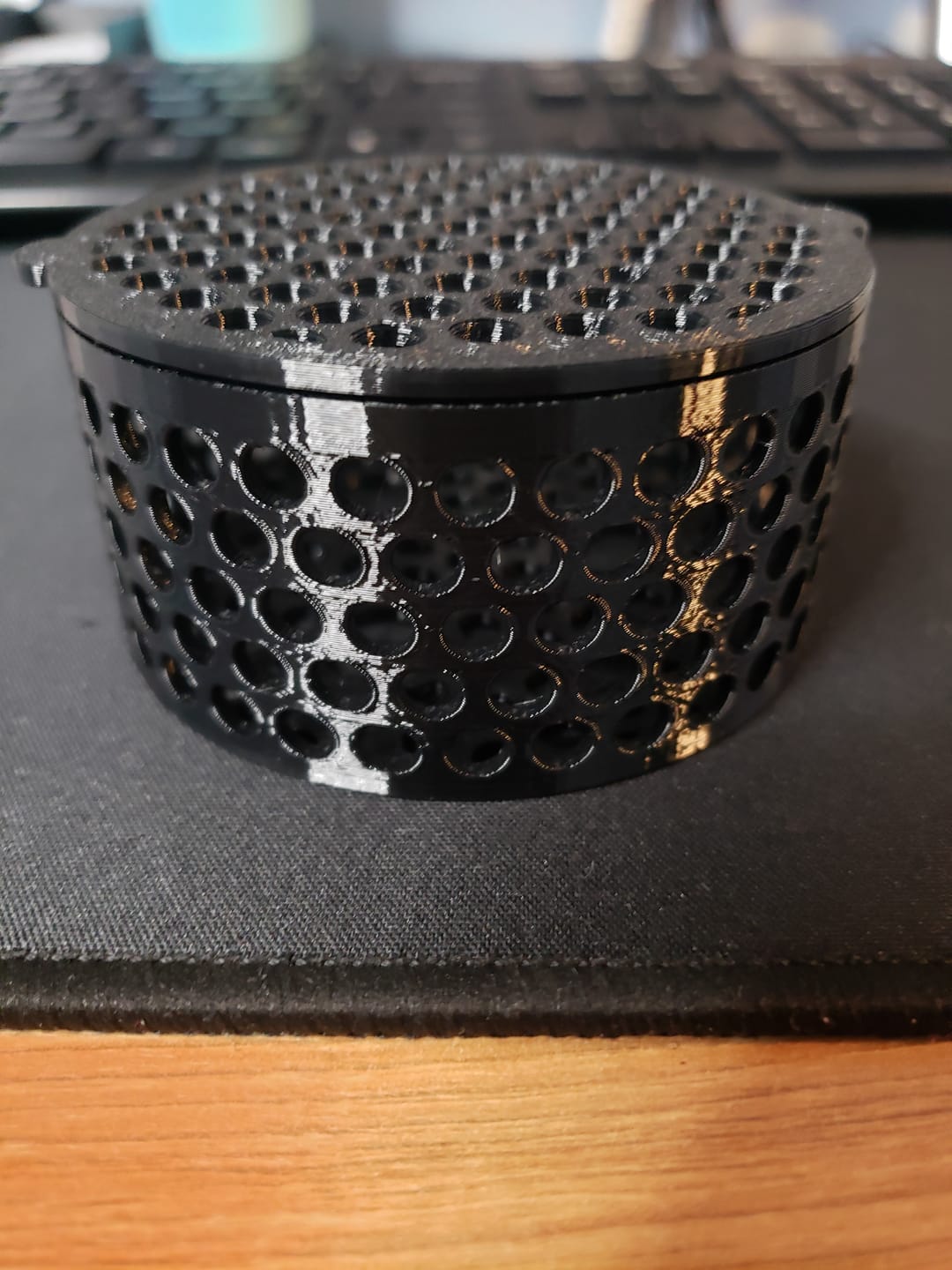 Customer photo review of Black PETG Filament 1.75mm 1kg