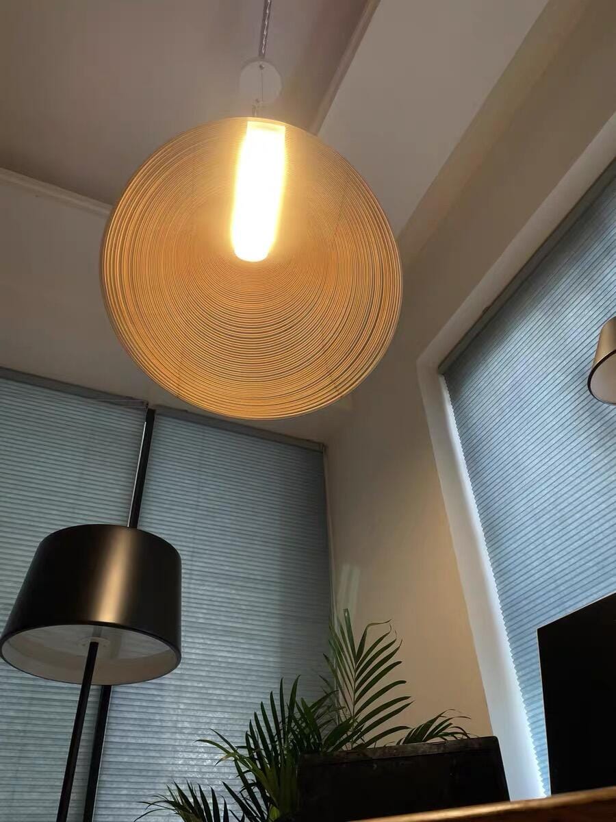 Customer photo review of Home Decor Wood Art LED Chandelier, Dimmable